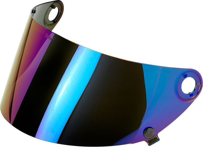 Biltwell Gringo S Helmet Gen 2 Flat Shield Mirror Multi One Size Outer Shield Polycarbonate