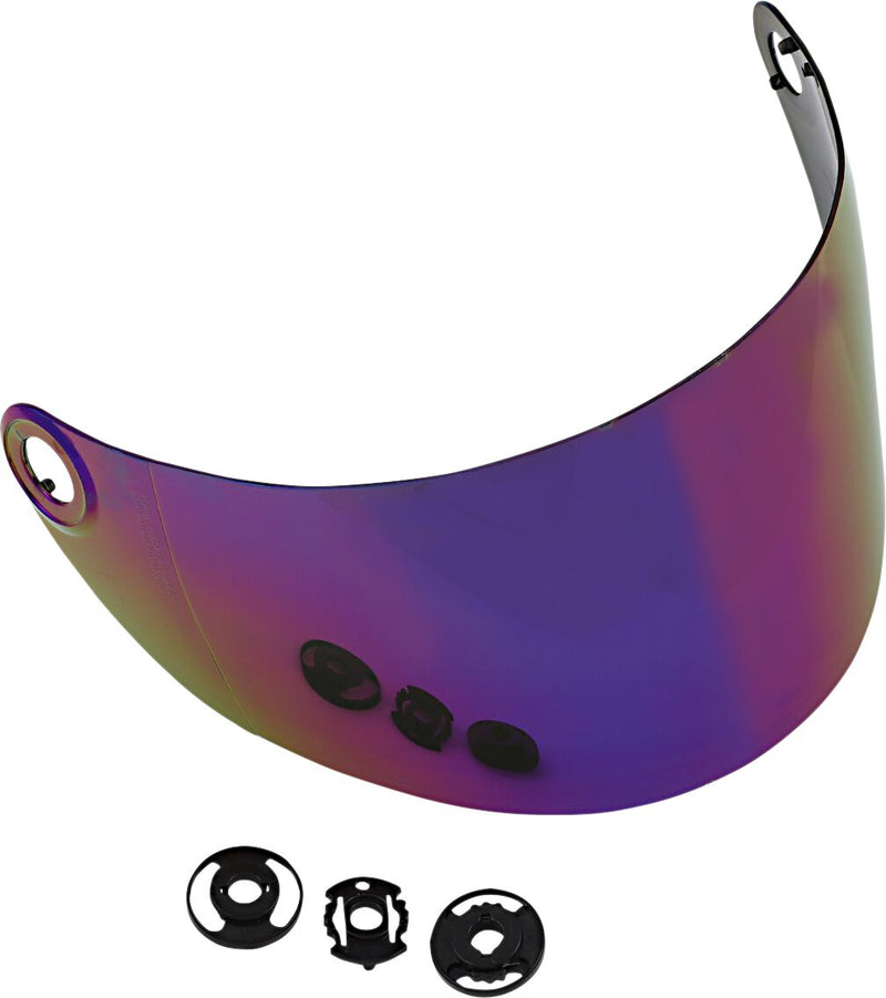 Biltwell Gringo S Helmet Gen 2 Flat Shield Mirror Multi One Size Outer Shield Polycarbonate Each