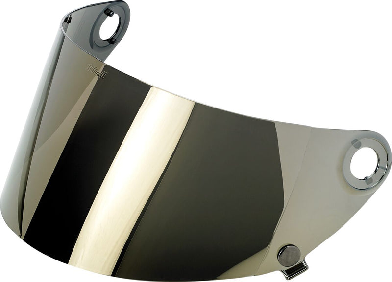 Biltwell Gringo S Helmet Gen 2 Flat Shield Gold Mirror One Size Outer Shield Polycarbonate