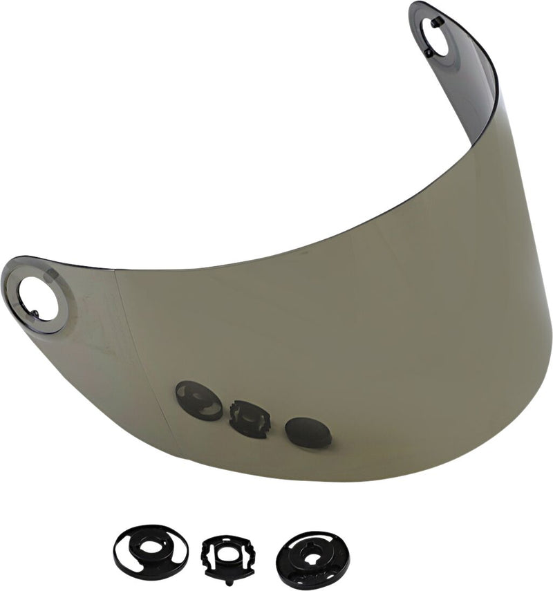 Biltwell Gringo S Helmet Gen 2 Flat Shield Gold Mirror One Size Outer Shield Polycarbonate Each