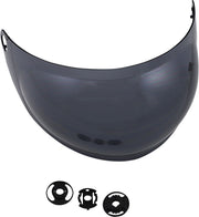 Biltwell Gringo S Helmet Gen 2 Bubble Shield Smoke Grey One Size Outer Shield Polycarbonate Each