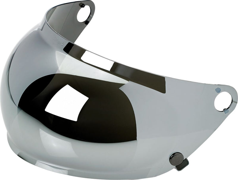 Biltwell Gringo S Helmet Gen 2 Bubble Shield Chrome Mirror Silver One Size Outer Shield Polycarbonate