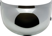 Biltwell Gringo S Helmet Gen 2 Bubble Shield Chrome Mirror Silver One Size Outer Shield Polycarbonate Each