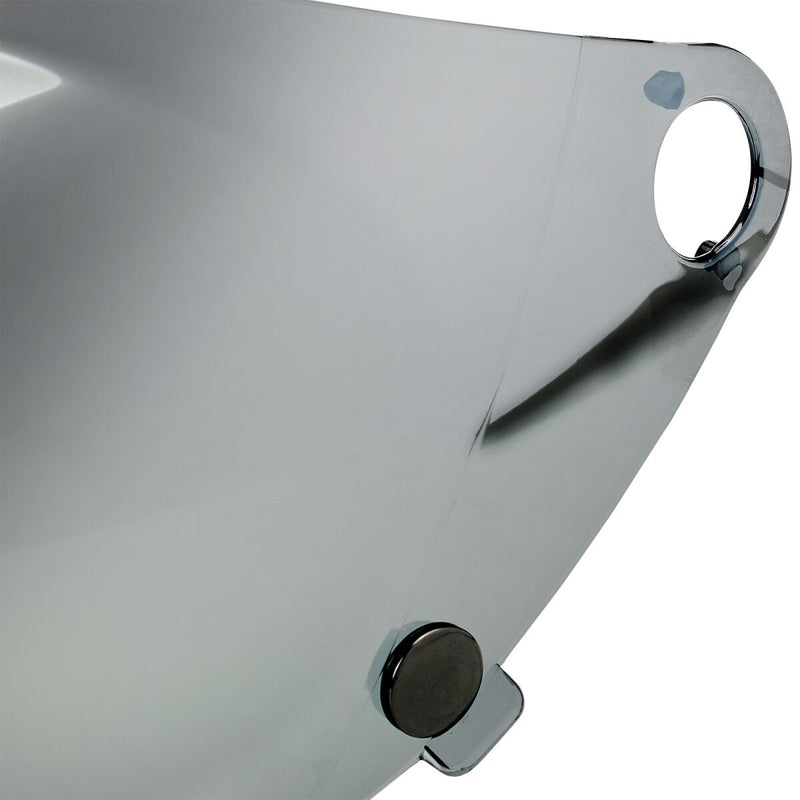 Biltwell Gringo S Helmet Gen 2 Bubble Shield Chrome Mirror Silver One Size Outer Shield Polycarbonate Each