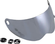 Biltwell Lane Splitter Helmet Gen 2 Shield Mirror Silver One Size Outer Shield Polycarbonate Each