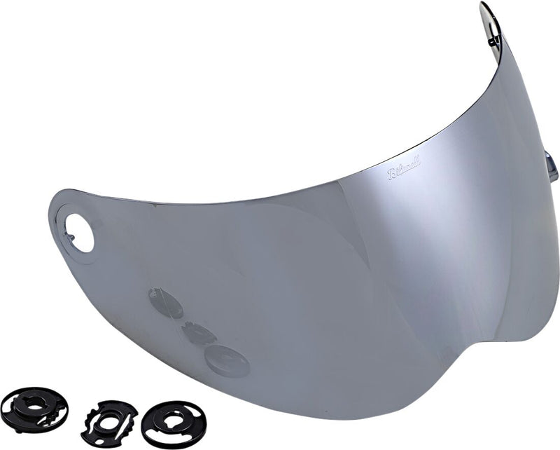 Biltwell Lane Splitter Helmet Gen 2 Shield Mirror Silver One Size Outer Shield Polycarbonate Each