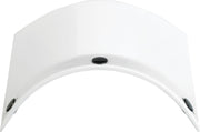 Biltwell 3-Snap Moto Helmet Visor Peak Gloss White One Size Polycarbonate Each