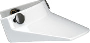 Biltwell 3-Snap Moto Helmet Visor Peak Gloss White One Size Polycarbonate Each