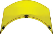 Biltwell 3-Snap Moto Helmet Visor Peak Gloss Yellow One Size Polycarbonate Each