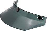 Biltwell 3-Snap Moto Helmet Visor Peak Gloss Smoke Grey One Size Polycarbonate