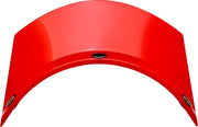 Biltwell 3-Snap Moto Helmet Visor Peak Red One Size Polycarbonate Each