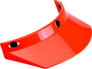 Biltwell 3-Snap Moto Helmet Visor Peak Orange One Size Polycarbonate Each