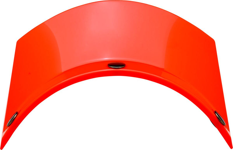 Biltwell 3-Snap Moto Helmet Visor Peak Orange One Size Polycarbonate Each