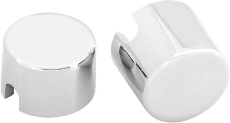 Drag Specialties Axle Caps Fits Harley-Davidson Softail Models 2000-2007