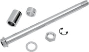 Drag Specialties Chrome 13.375 in. Rear Axle Kit for 2008-2017 Harley-Davidson Dyna Motorcycles