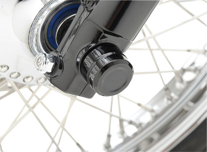 Drag Specialties Billet Axle Caps Fits Harley-Davidson Sportster Models 2008-2022