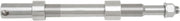 Drag Specialties Chrome Front Axle for 2008-2017 Harley-Davidson Dyna Fat Bob and 2012-2016 Harley-Davidson Dyna Switchback Motorcycles