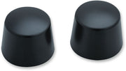 Kuryakyn Front Axle Nut Caps For Various Harley-Davidson Motorcycles (See Fitment List) In Satin Black