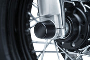 Kuryakyn Front Axle Nut Caps For Various Harley-Davidson Motorcycles (See Fitment List) In Satin Black