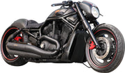 Cult Werk Axle Cover for 2002-2017 Harley-Davidson Black Aluminium Pair
