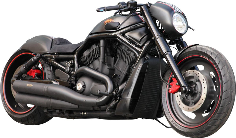 Cult Werk Axle Cover for 2002-2017 Harley-Davidson Black Aluminium Pair