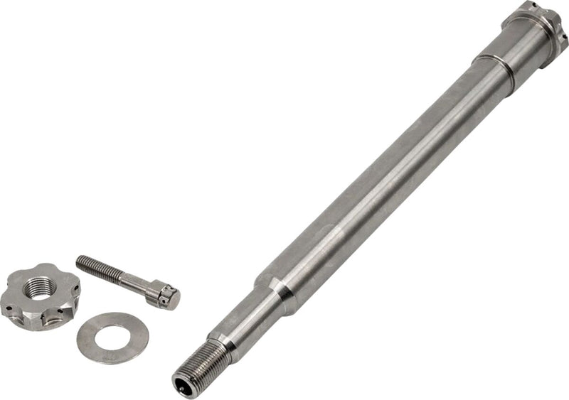 Trask Axle Kit for 2008-2024 Harley-Davidson Silver Front Titanium #TM-2981