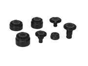Rick's Motorcycles Complete Axle Cover Kit for 2020-2024 Harley-Davidson Axle Kit Black Front and Rear Aluminium