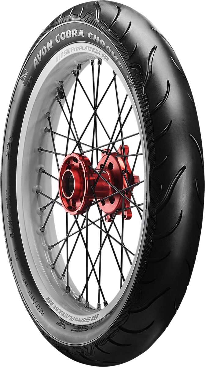 Cobra Chrome AV91 Reinforced Tyre : 130/70-18| 130/70B18