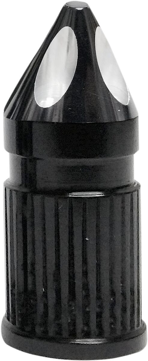 Avon Valve Stem Cap in Black & Chrome Spike Style