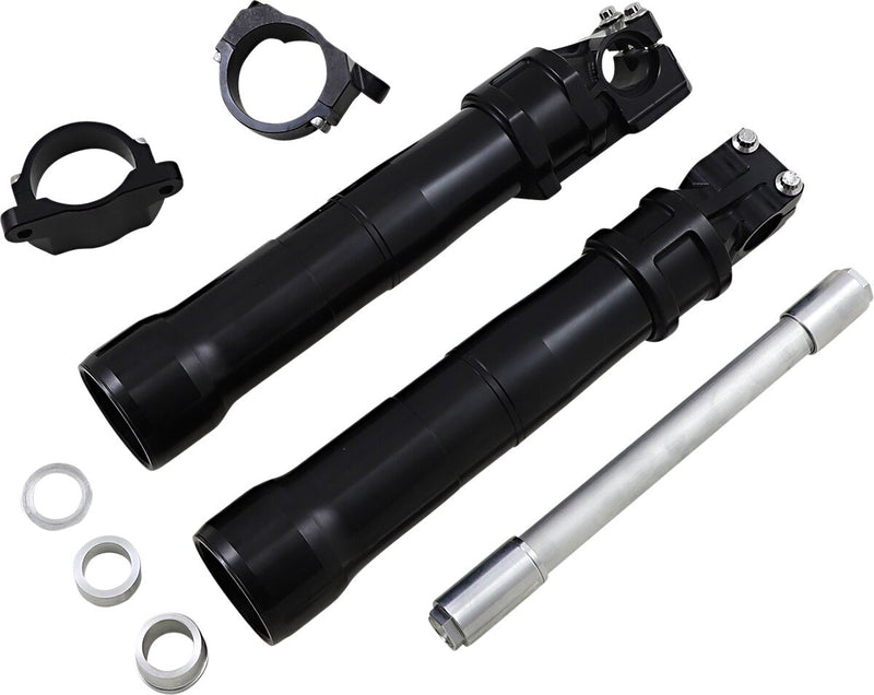 Alloy Art Black Anodised Lower Front Fork Legs for 2014-2020 Harley-Davidson Touring Motorcycles