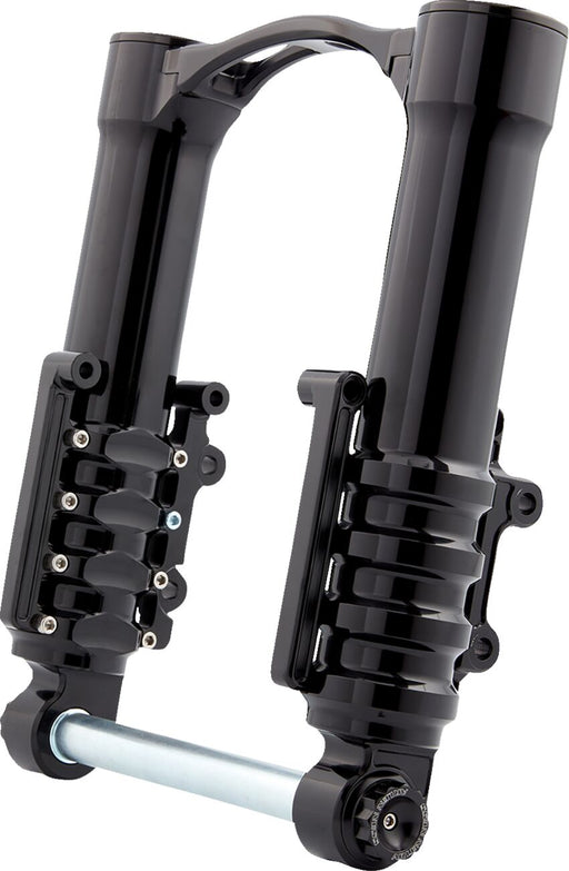 Arlen Ness Black MethodÂ® "No Flex" Fork Legs w/ Axial Caliper Mounts for 2014-2025 Harley-Davidson Trike and 2014-2025 Harley-Davidson Touring Motorcycles