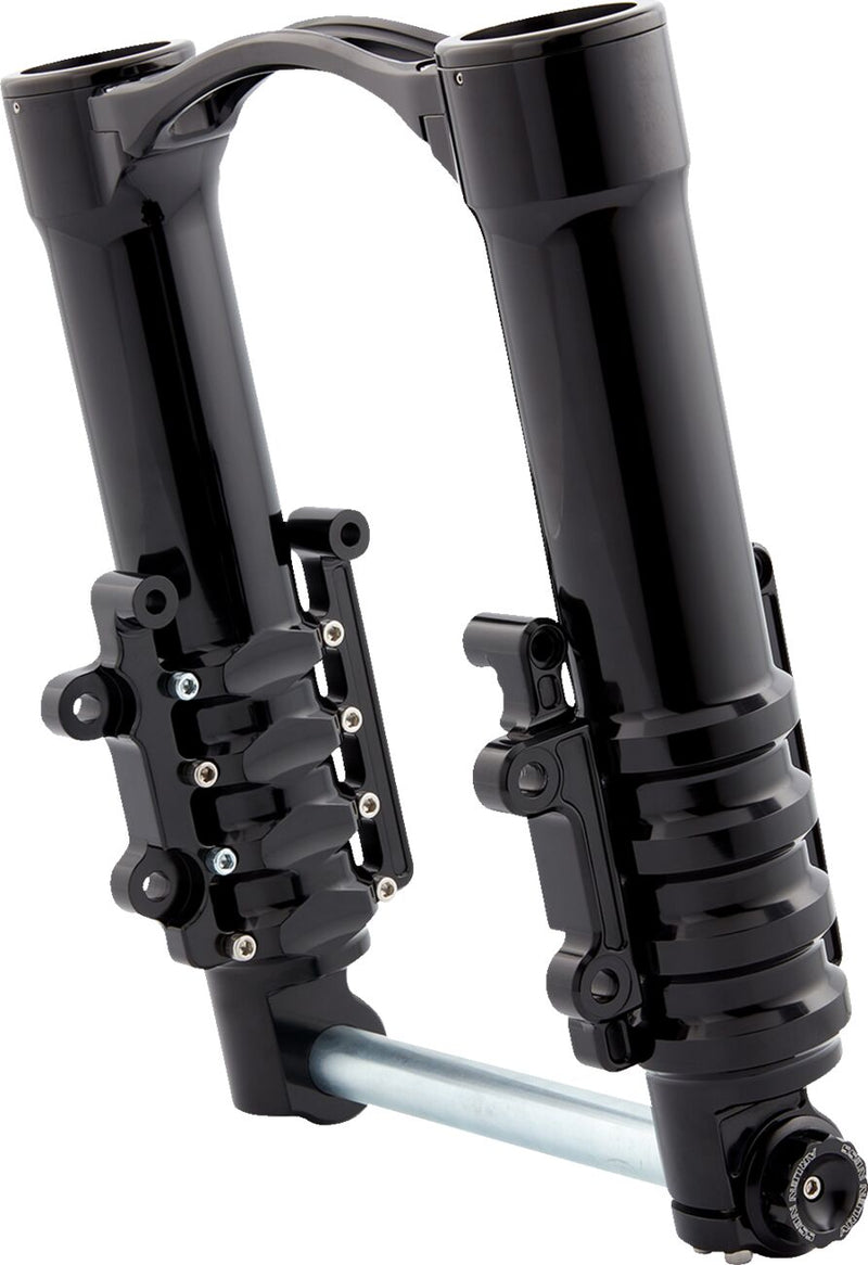 Arlen Ness Black MethodÂ® "No Flex" Fork Legs w/ Axial Caliper Mounts for 2014-2025 Harley-Davidson Trike and 2014-2025 Harley-Davidson Touring Motorcycles