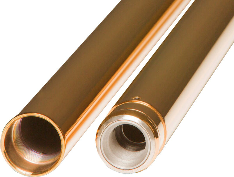 Custom Cycle Engineering Gold Fork Tubes for 1997-1998, 2000-2017 Harley-Davidson Standard Pair