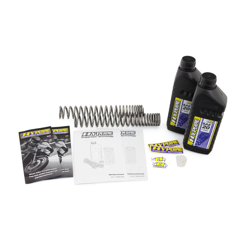 Hyperpro Fork Springs for Harley Davidson for 2007-2017 Harley-Davidson FXDB Spring Kit Pair