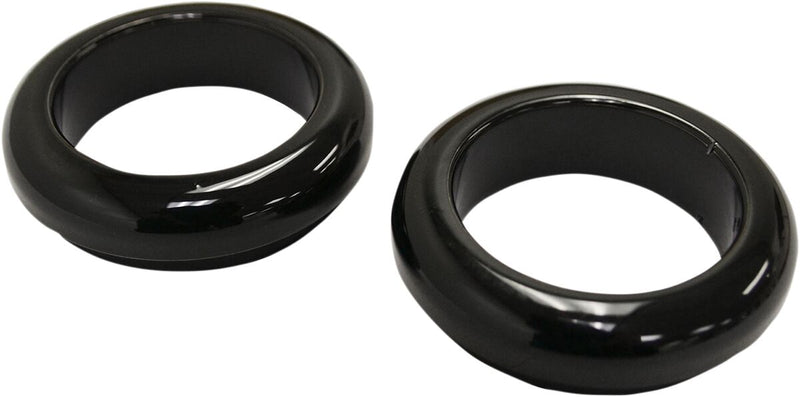 LA Choppers Fork Dust Covers In Gloss Black Powdercoat For 87-94 FXR, 91-05 FXDL (Except 00-05 FXDX, FXDXT), 87-16 XL (Except