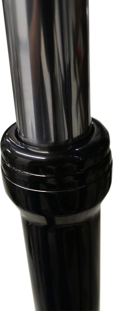 LA Choppers Fork Dust Covers In Gloss Black Powdercoat For 87-94 FXR, 91-05 FXDL (Except 00-05 FXDX, FXDXT), 87-16 XL (Except