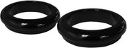 LA Choppers Fork Dust Covers In Gloss Black Powdercoat For 06-15 FXD, FXDWG