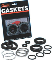 James Fork Seal Rebuild Kit Tubes: 00-07 FXSTD/I Deuce