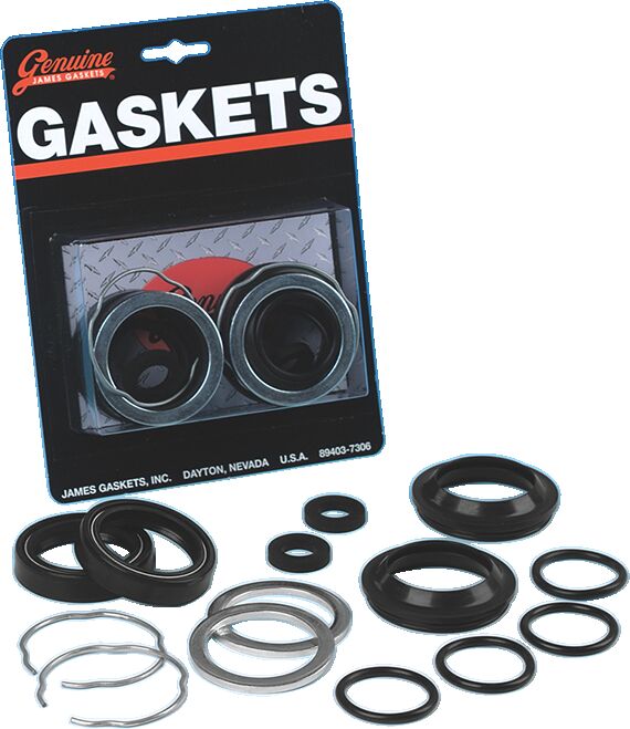 James Fork Seal Rebuild Kit Tubes: 00-07 FXSTD/I Deuce
