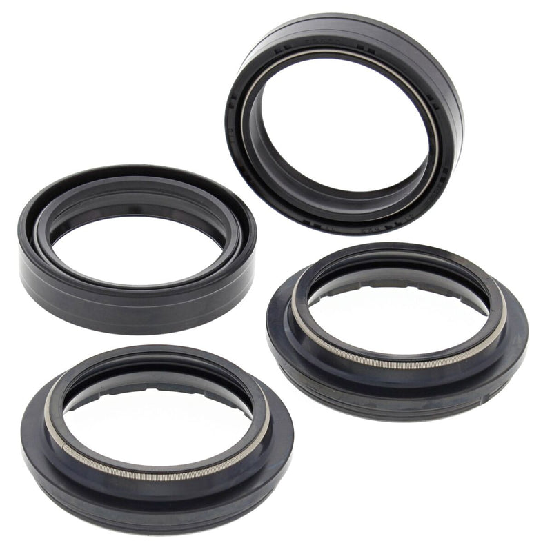 All Balls fork oil seal & dust seal kit BMW: 00-05  650 FCS; 09-12, 13  650 FGS K72; 10-15  650 GGS; 12-16, 17  800 F700GS; 07-10  1200 HP2 SPORT; 03-13  1200 RGS; 12-14  1200 RR; 03-07  1200 RST