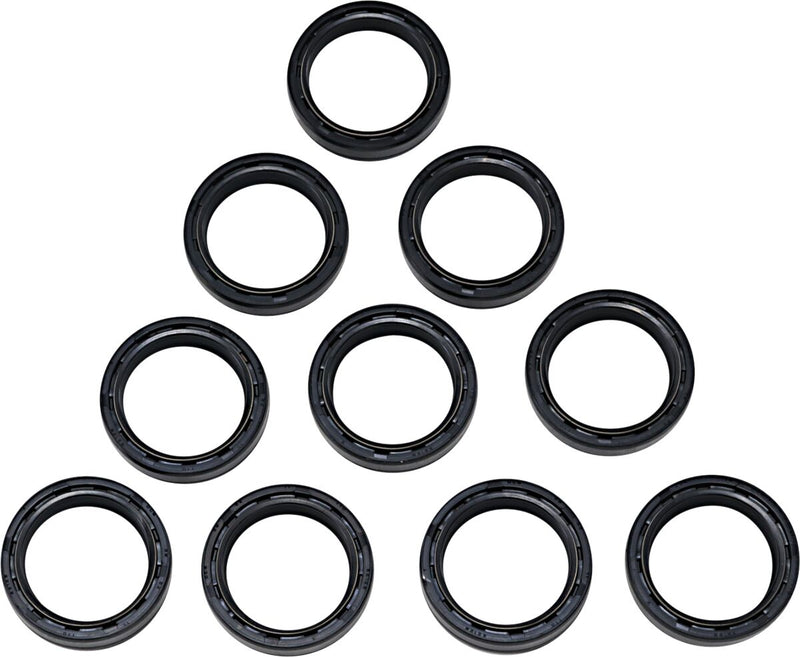 Drag Specialties Fork Seals/Dust Seals 10-Pack Fits Harley-Davidson Dyna, Sportster Models 1987-2022