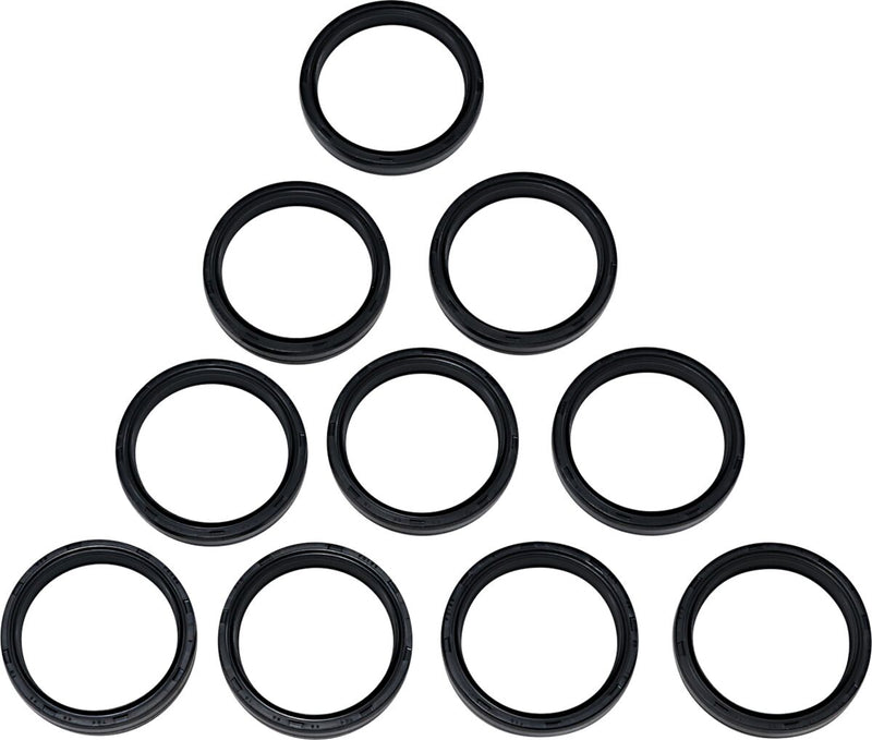Drag Specialties Fork Seals/Dust Seals 10-Pack Fits Harley-Davidson Dyna, Softail, Sportster, Touring, Trike, V-Rod Models 2002-2024