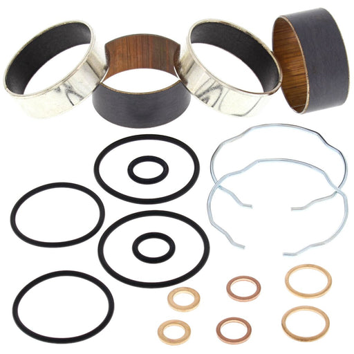 All Balls fork slider bushing kit Honda: 88-89, 90  750 VFRR; 02-07  900 CBF (919); 94-95  1000 CB; 04-05, 06-07  1000 CBRRR; 07-11, 99-06  1000 XL VARADERO (Euro); 97, 98  1100 CBRXX; 00-02, 96, 97-98, 99  1100 STA; 03-07  1300 CB (Euro)  Kawasaki: 04, 0