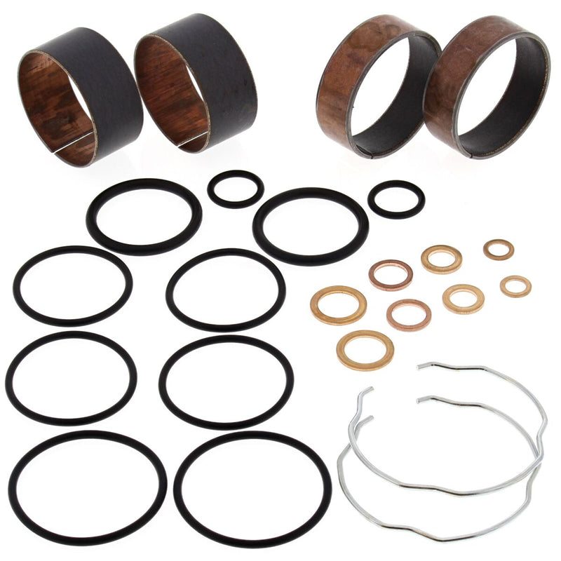 All Balls fork slider bushing kit Honda: 89-90  400 CBF; 90-91  400 VFR; 13-15, 16-19  500 CBF; 13-15, 16-21  500 CBF ABS; 13-15, 16-20  500 CBRR; 13-15, 16-21  500 CBRR ABS; 13-15, 16, 17-18, 19-20  500 CBX; 13-15, 16, 17-18, 19-21  500 CBX ABS; 17-21  5
