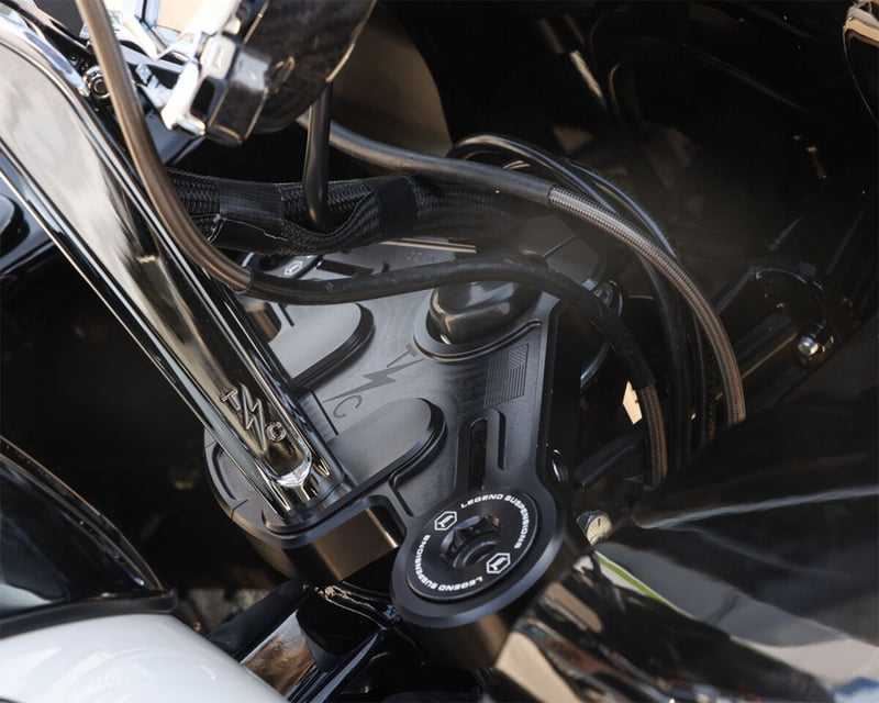 Thrashin Supply Co. Top Triple Tree In Black For 2014-2023 Road Glide Models