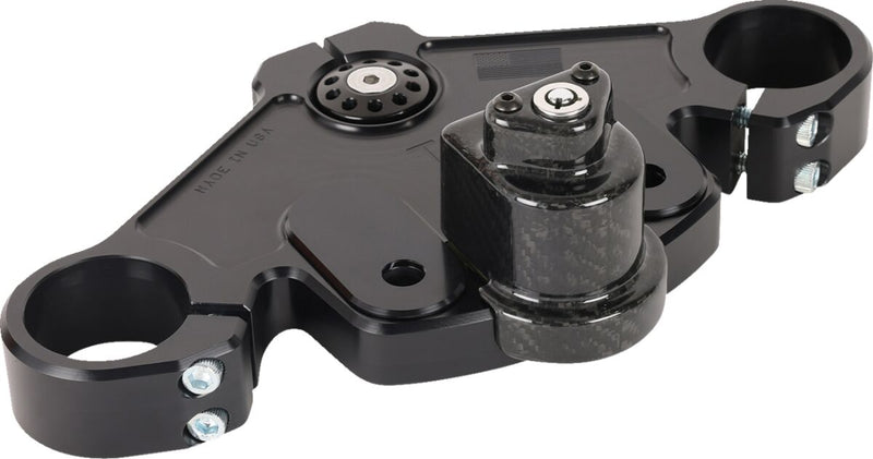 Thrashin Supply Co. Top Tree for 2024-2025 Harley-Davidson FLTRX 1923 ABS Triple Tree Black 6061-T6 Aluminium #TSC-2921-1