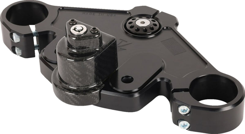 Thrashin Supply Co. Top Tree for 2024-2025 Harley-Davidson FLTRX 1923 ABS Triple Tree Black 6061-T6 Aluminium #TSC-2921-1