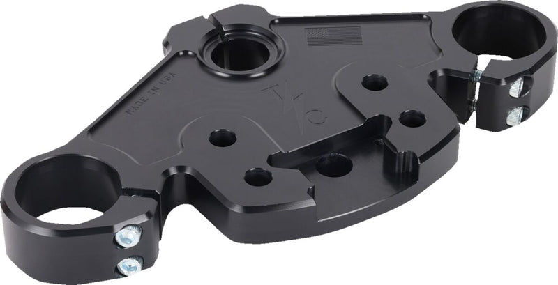 Thrashin Supply Co. Top Tree for 2024-2025 Harley-Davidson FLTRX 1923 ABS Triple Tree Black 6061-T6 Aluminium #TSC-2921-1