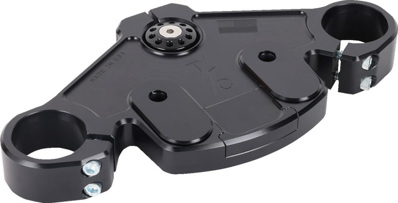 Thrashin Supply Co. Top Tree for 2024-2025 Harley-Davidson FLTRX 1923 ABS Triple Tree Black 6061-T6 Aluminium #TSC-2921-1