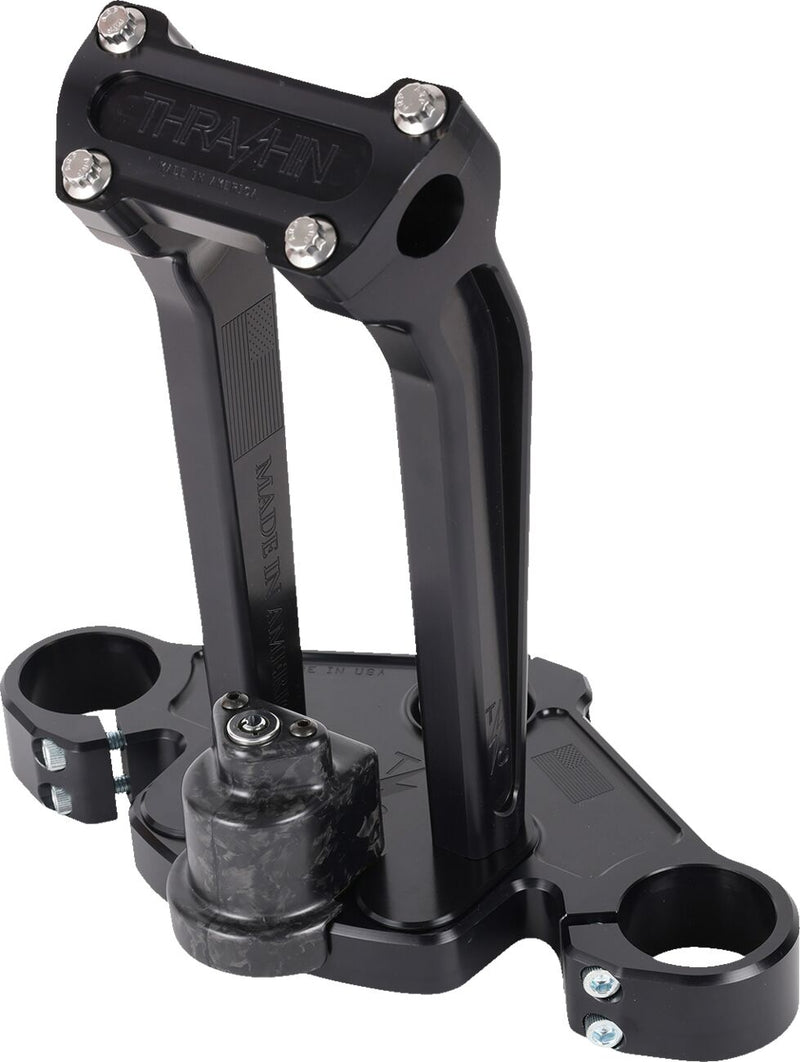 Thrashin Supply Co. Top Tree for 2024-2025 Harley-Davidson FLTRX 1923 ABS Triple Tree Black 6061-T6 Aluminium #TSC-2921-1